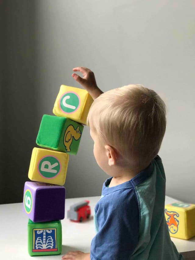 Children learning and playing
